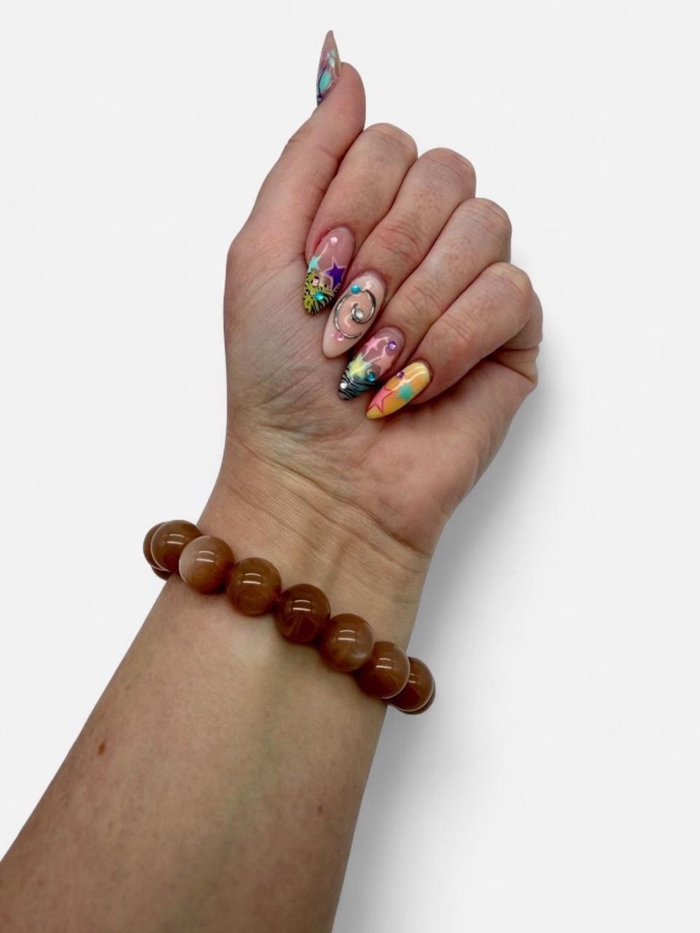 Grade AA+ Peach
Moonstone Bracelet
